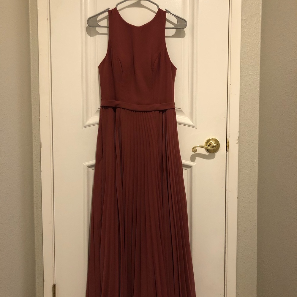 Beautiful Desert Rose Bridesmaid Dress!